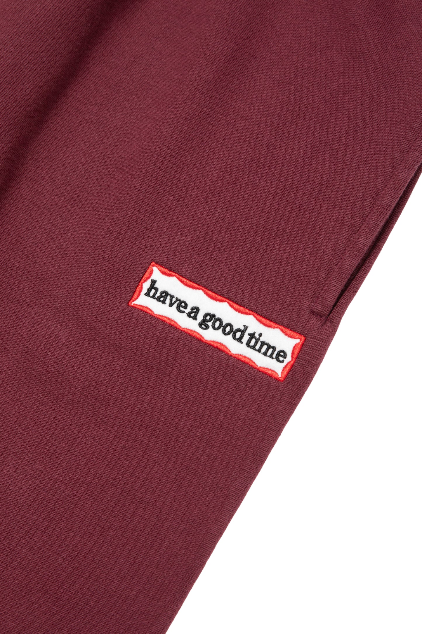 SIDE FRAME SWEATPANTS MAROON