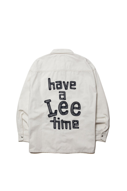 LEE x have a good time L/S SHIRT WHITE