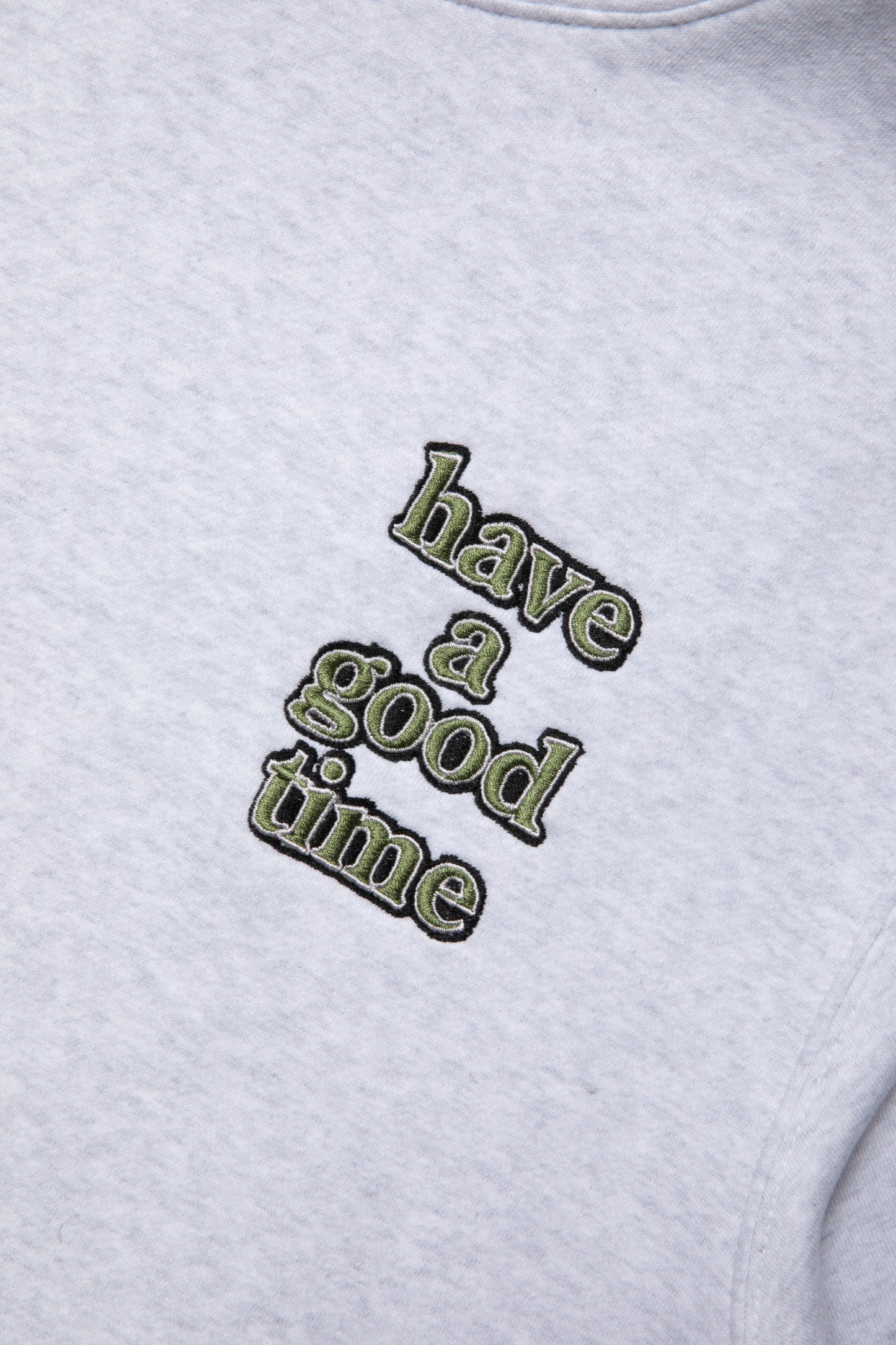 MINI LOGO EMB PULLOVER HOODIE FL ASH GRAY