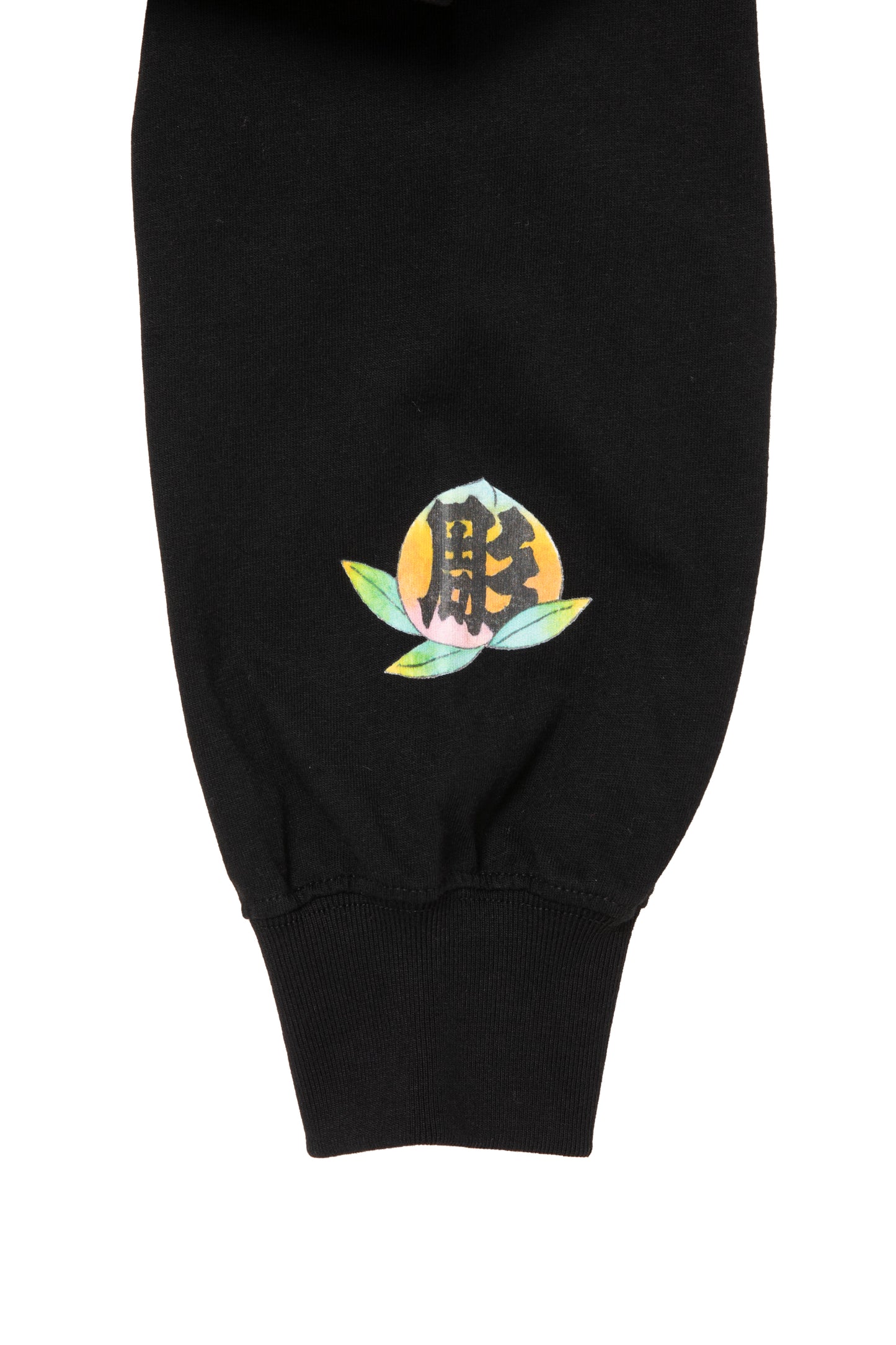DRAGON CIRCLE L/S TEE BLACK