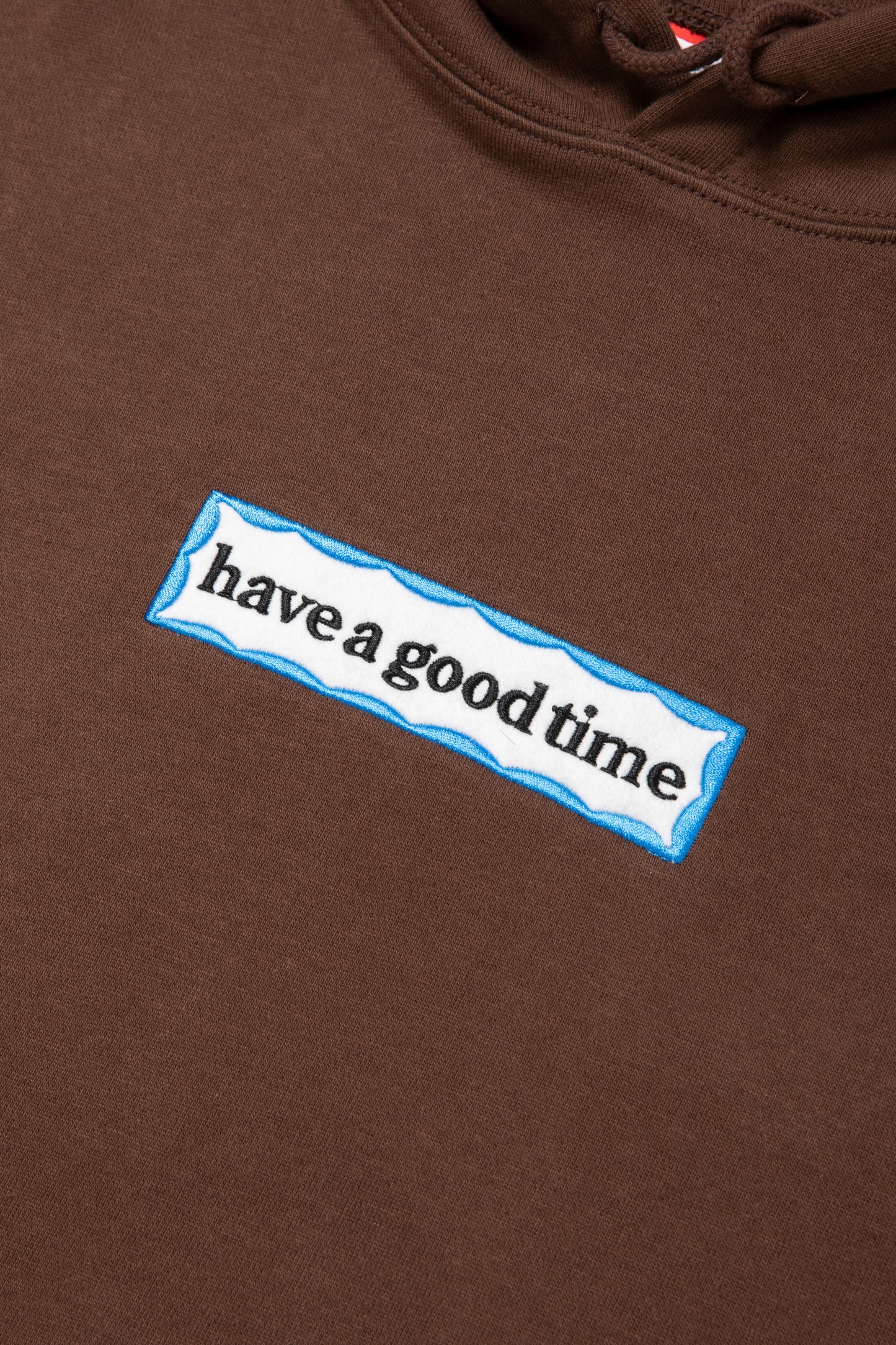 SIDE BLUE FRAME PULLOVER HOODIE FL RUSTY BROWN