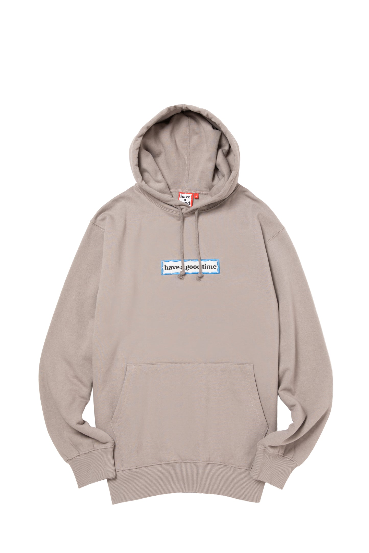 SIDE BLUE FRAME PULLOVER HOODIE FL GREIGE