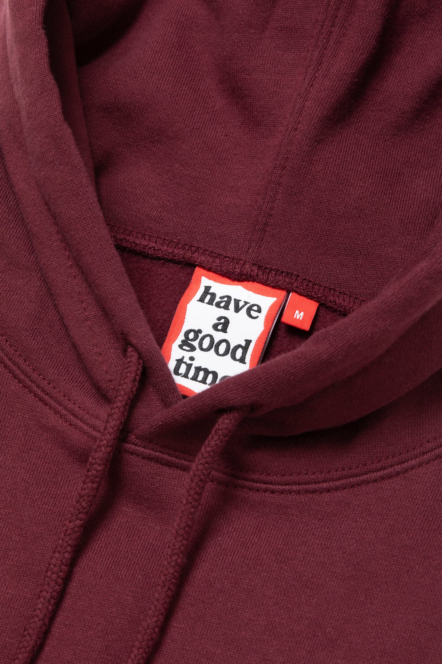 SIDE FRAME PULLOVER HOODIE FL MAROON