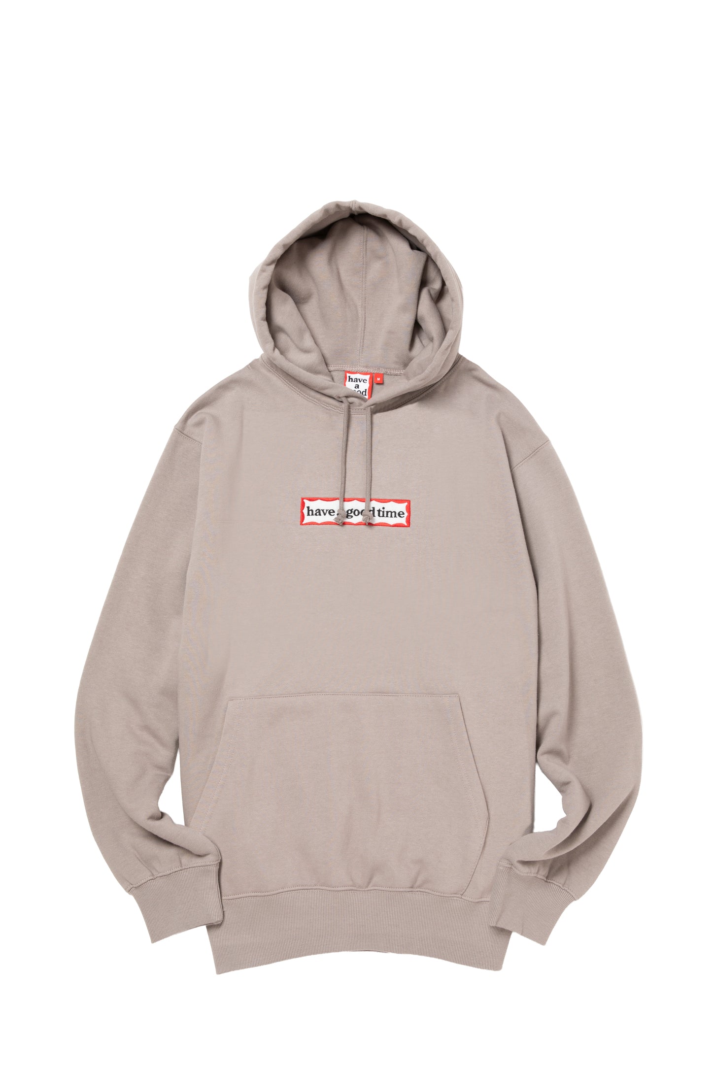 SIDE FRAME PULLOVER HOODIE FL GREIGE