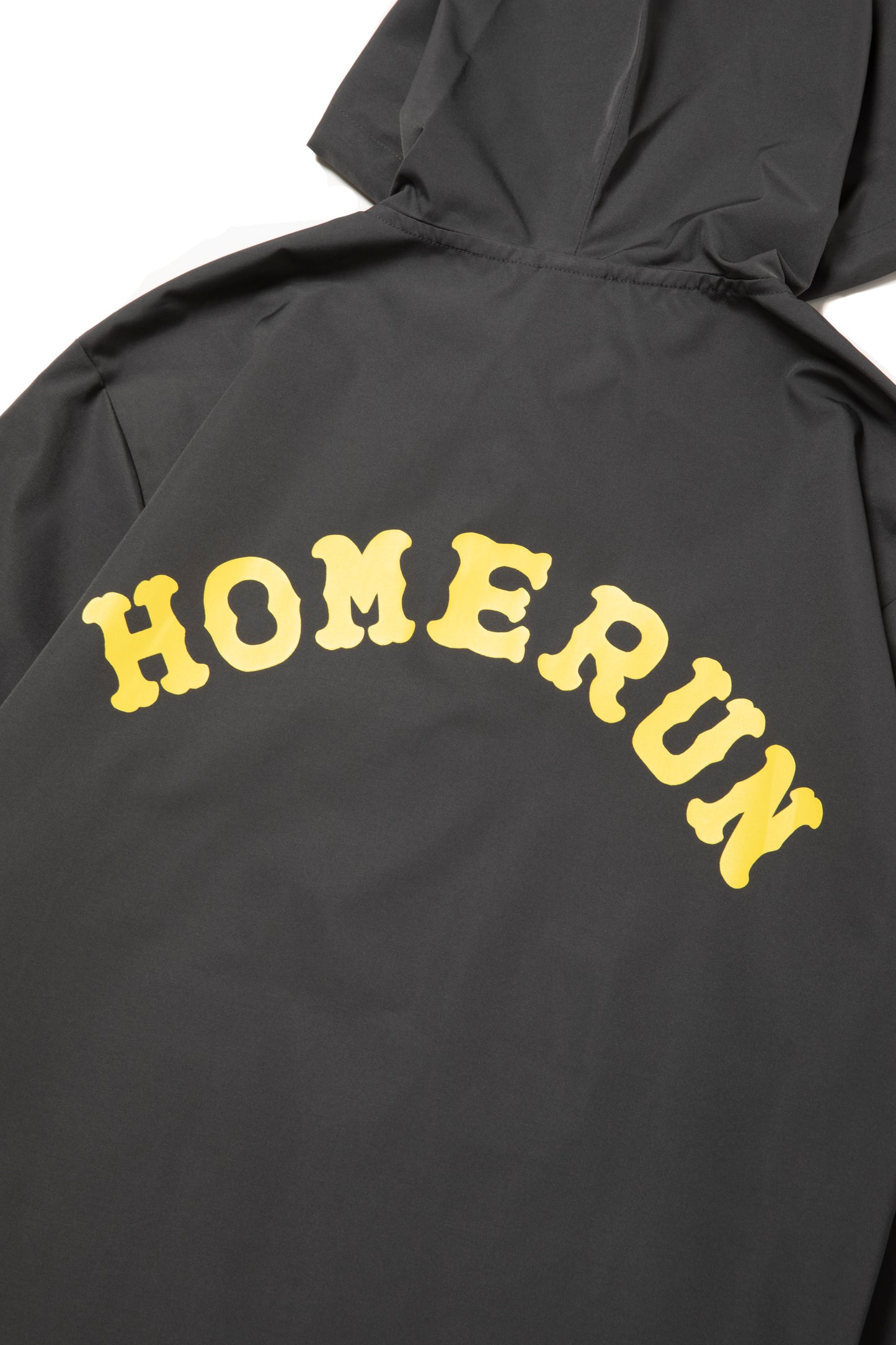 THROW UP MAN HOODED JACKET SMOKY BLACK