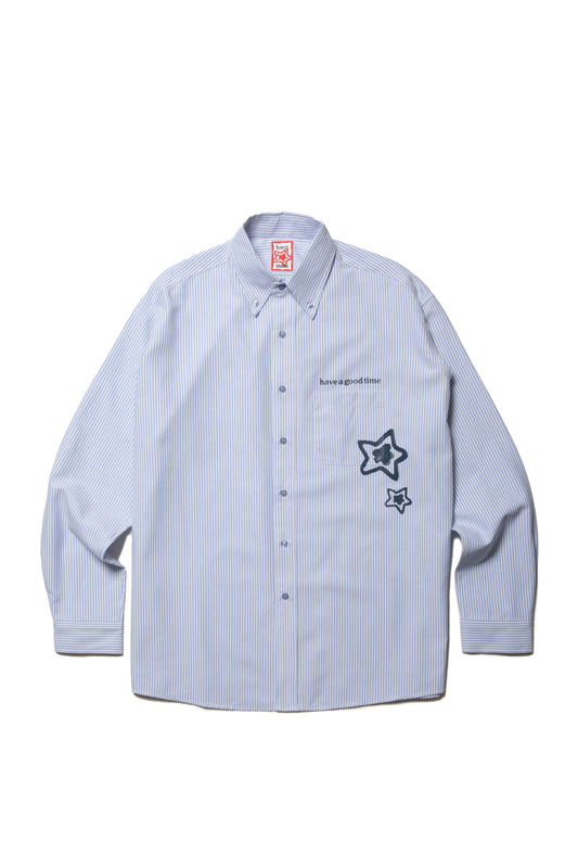 STAR TEAM x have a good time OXFORD SHIRT BLUE