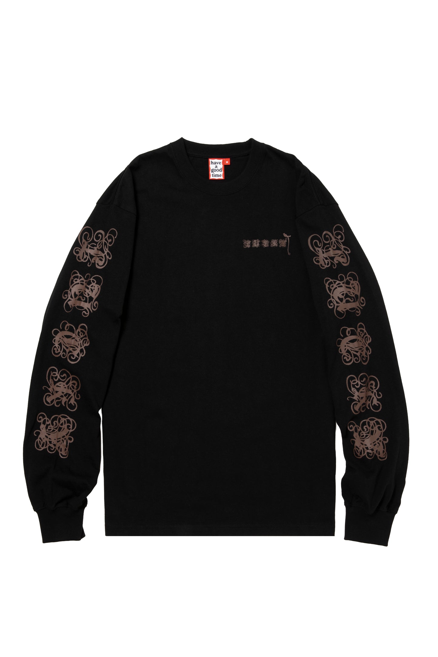 LUCKY LOGO L/S TEE BLACK