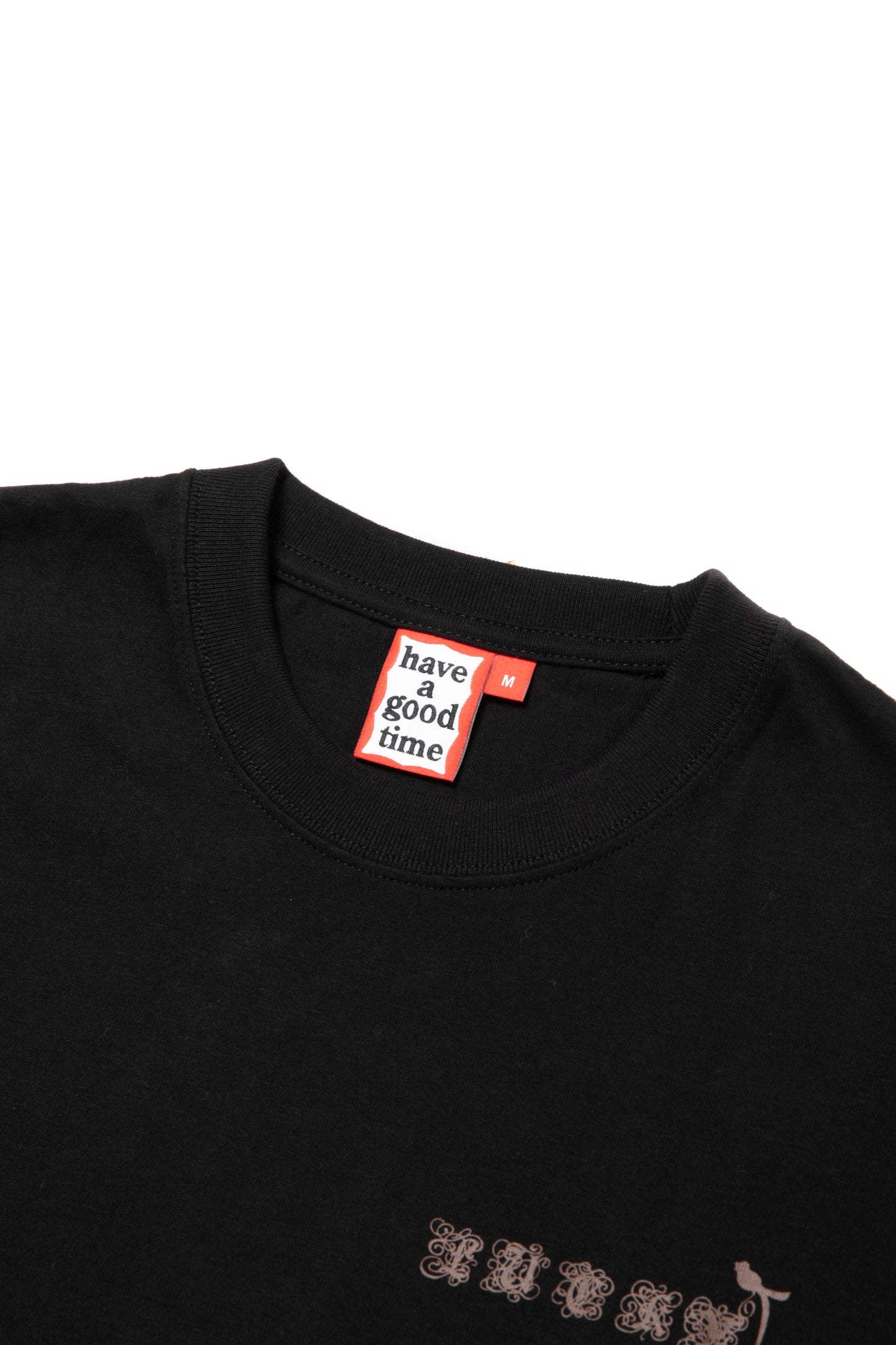 LUCKY LOGO L/S TEE BLACK