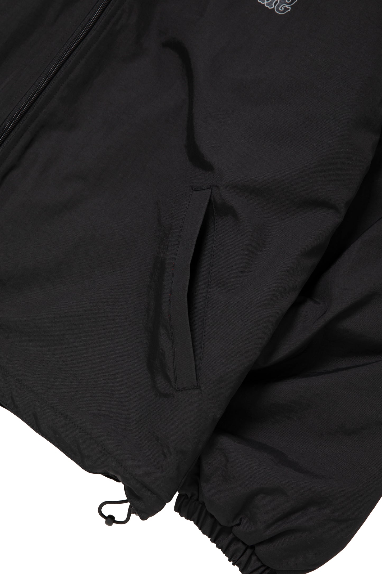 PLAYBALL LOGO REVERSIBLE BOA JACKET BLACK