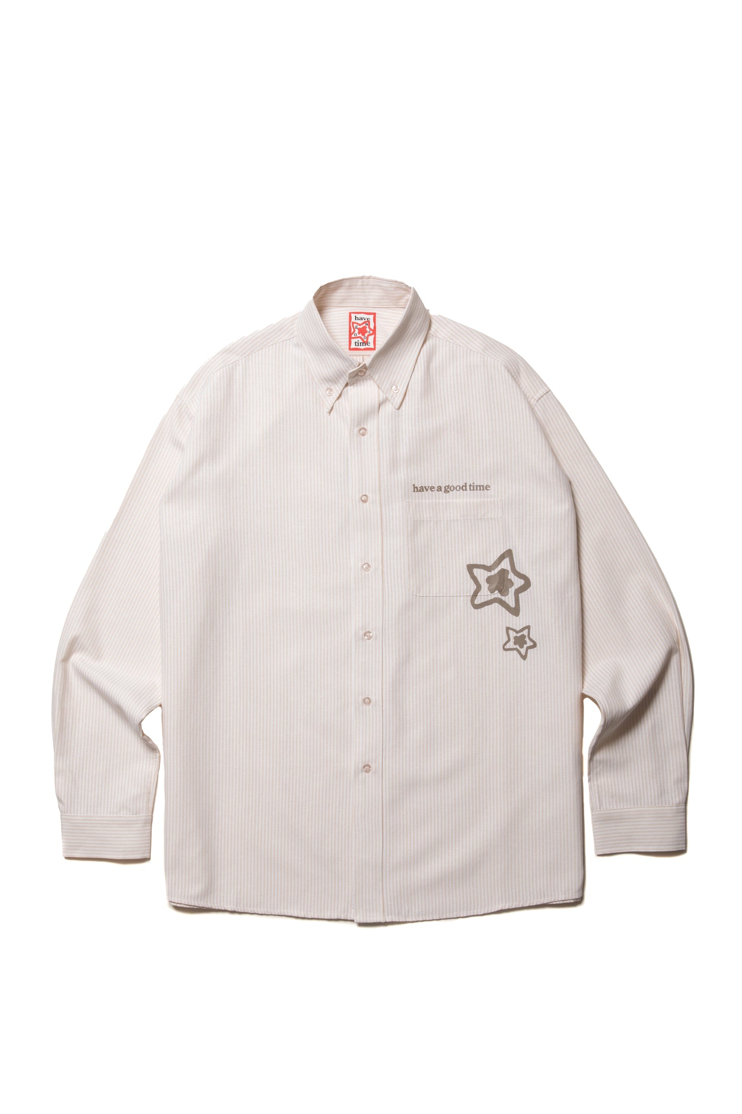 STAR TEAM x have a good time OXFORD SHIRT BEIGE