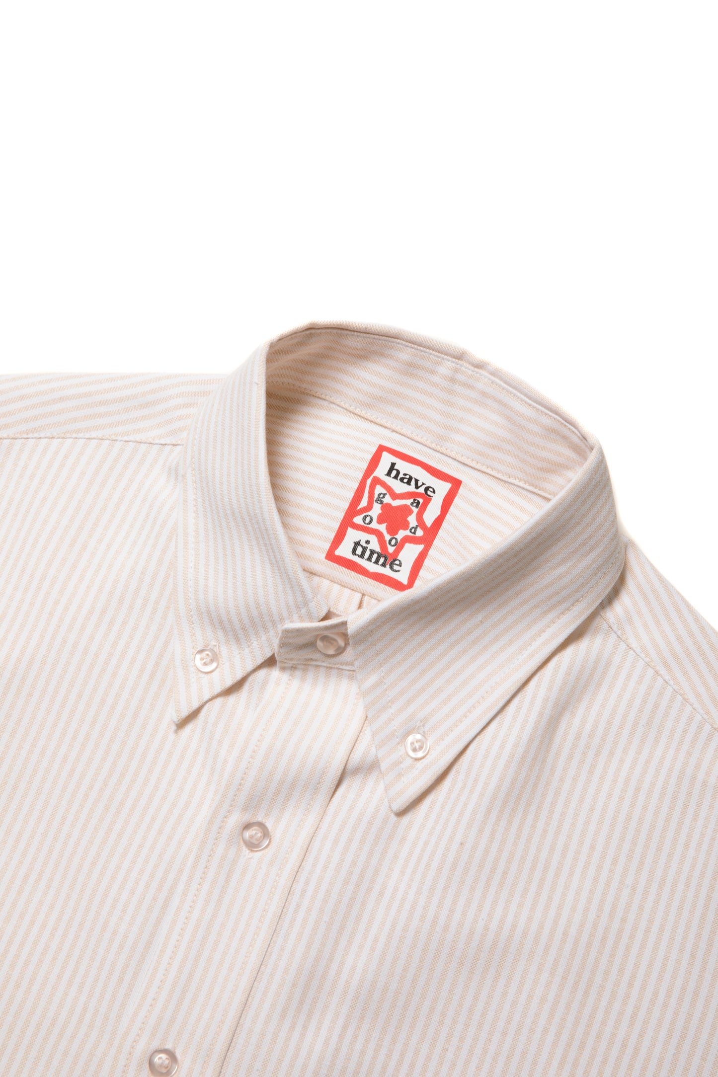 STAR TEAM x have a good time OXFORD SHIRT BEIGE