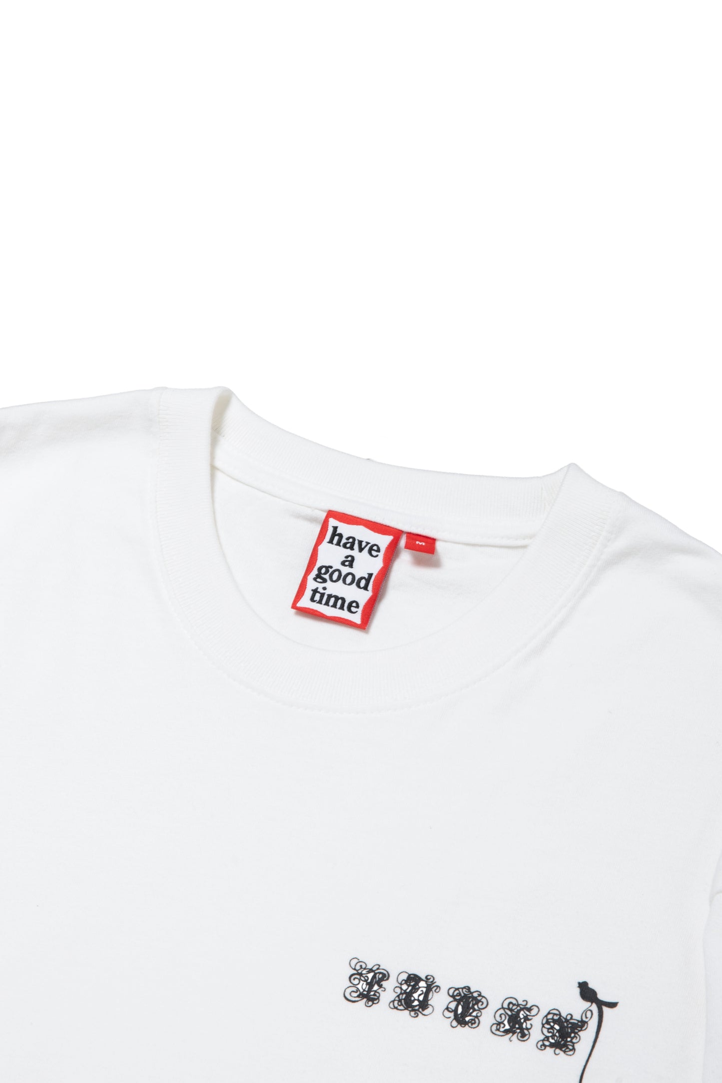 LUCKY LOGO L/S TEE WHITE