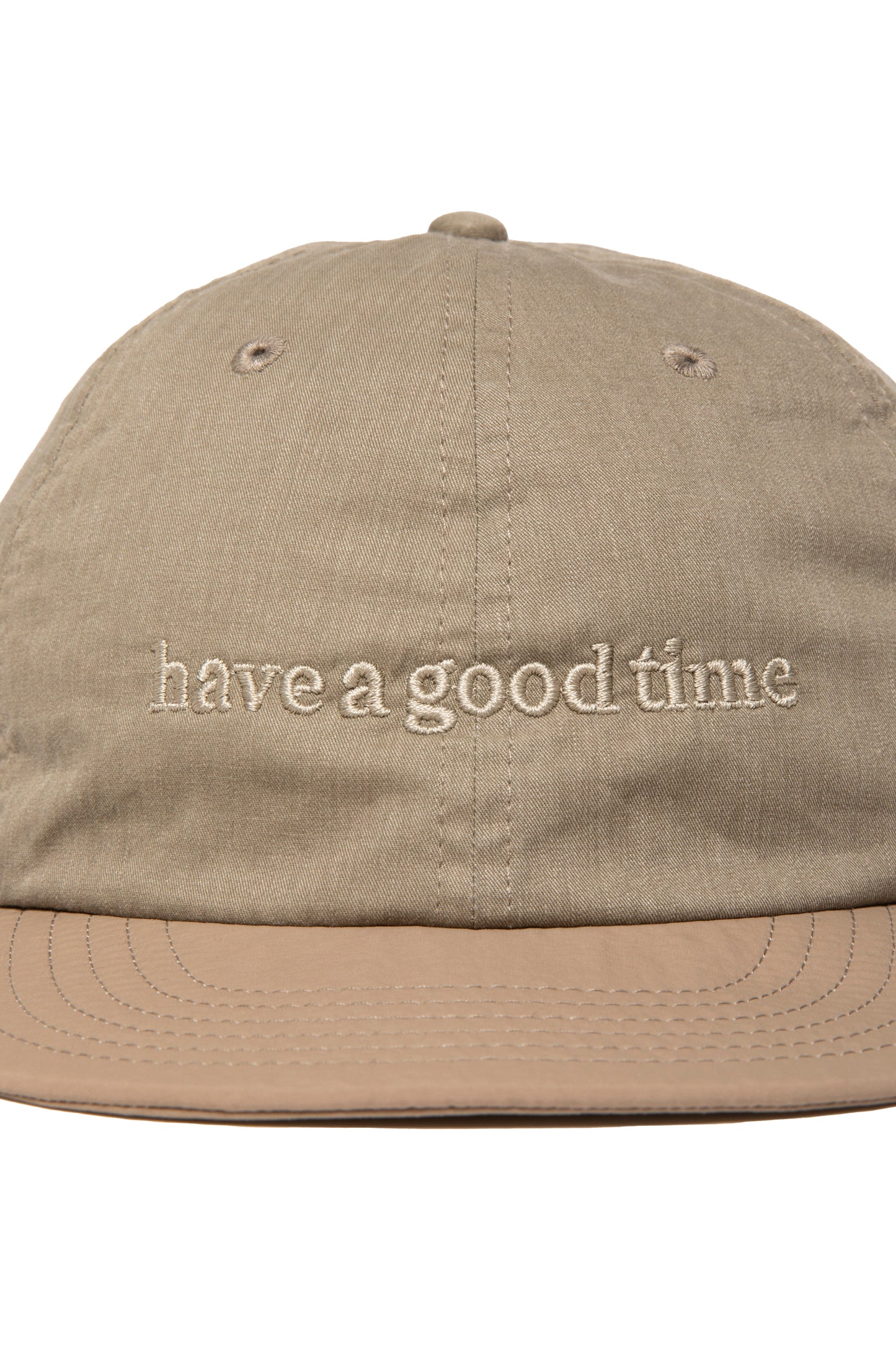 STAR TEAM x have a good time 2TONE DENIM CAP BEIGE