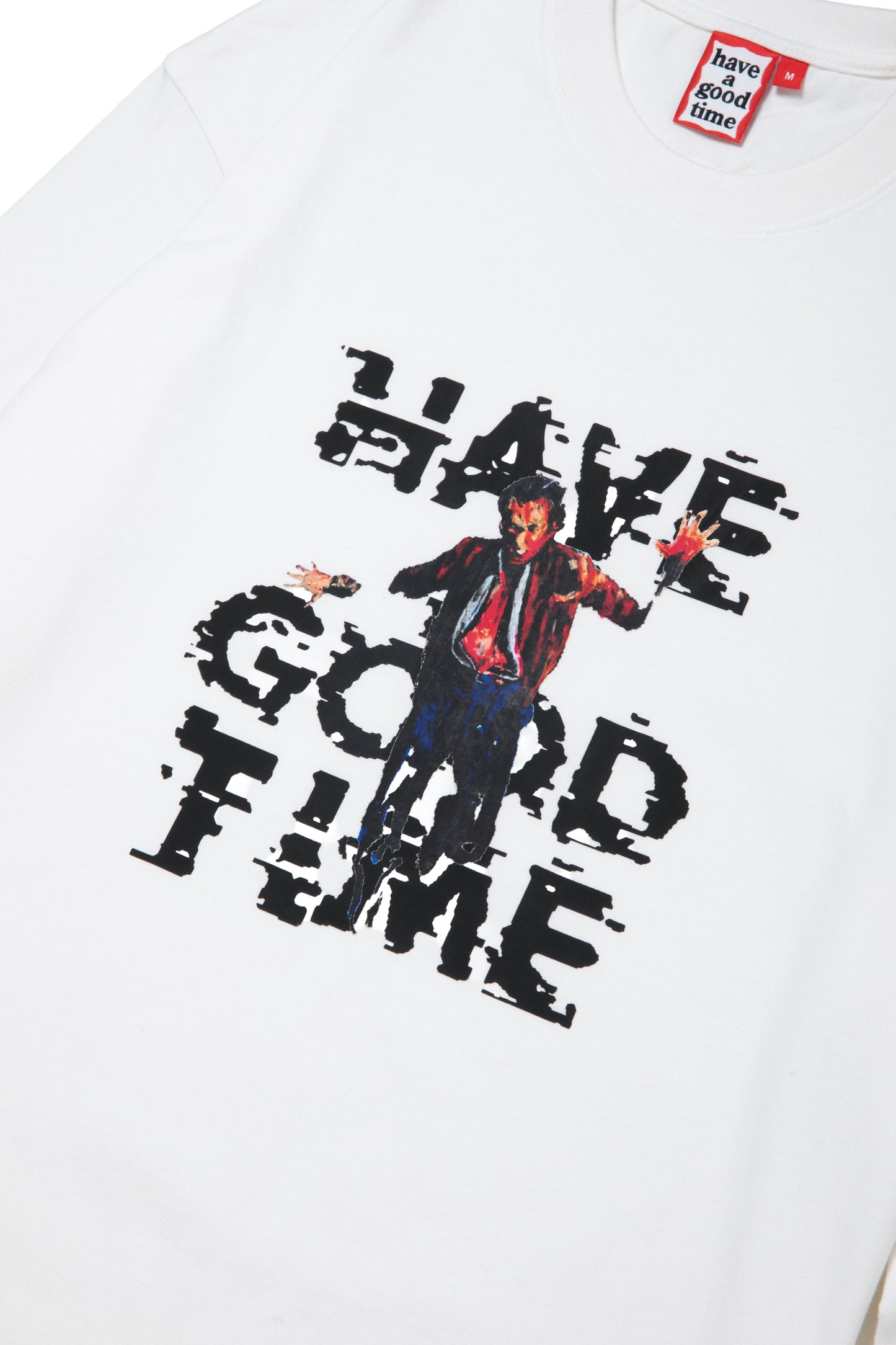 GOOD DROME L/S TEE WHITE