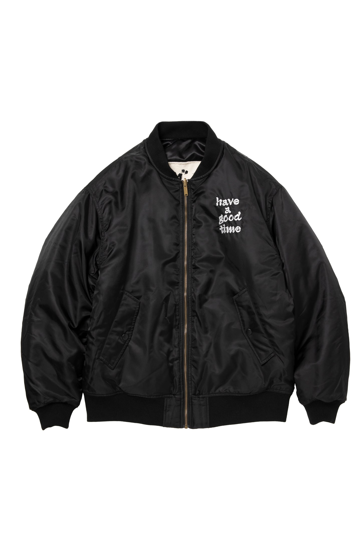 DRAGON CIRCLE REVERSINLE MA-1 JACKET BLACK
