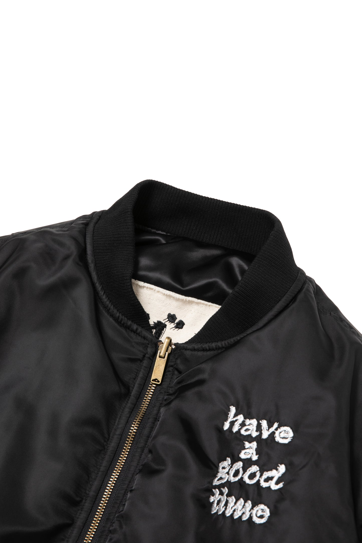 DRAGON CIRCLE REVERSINLE MA-1 JACKET BLACK