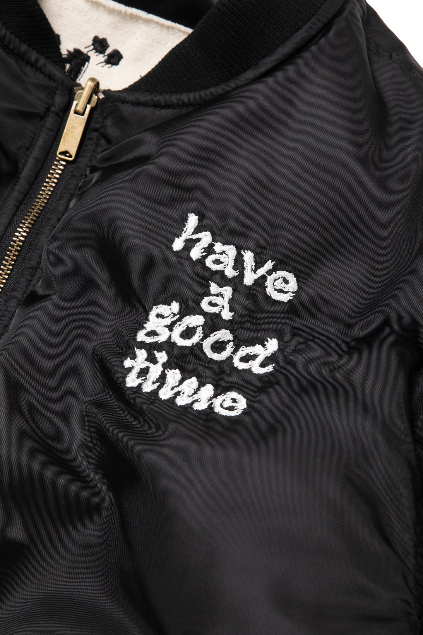 DRAGON CIRCLE REVERSINLE MA-1 JACKET BLACK