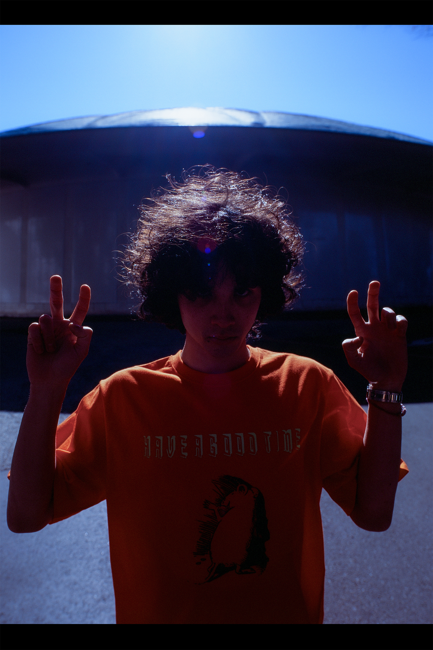 RATS IDEA LOGO S/S TEE ORANGE
