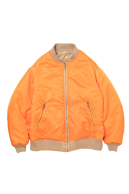 DRAGON CIRCLE REVERSINLE MA-1 JACKET BEIGE