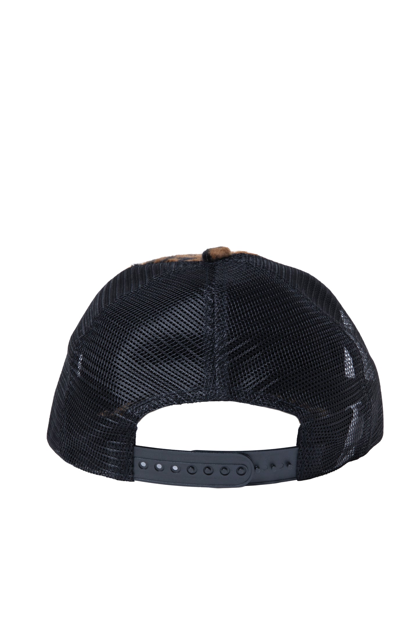 STAMP LOGO LEOPARD TRUCKER HAT O/S