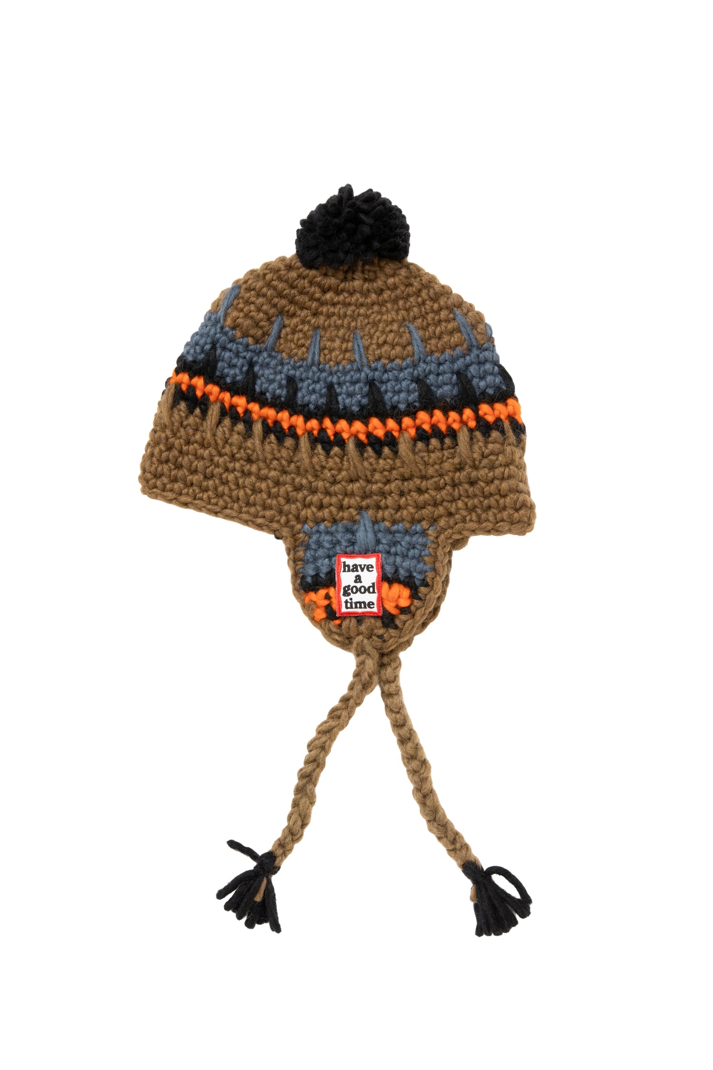 FRAME PATCH EARFLAP BEANIE MOCA
