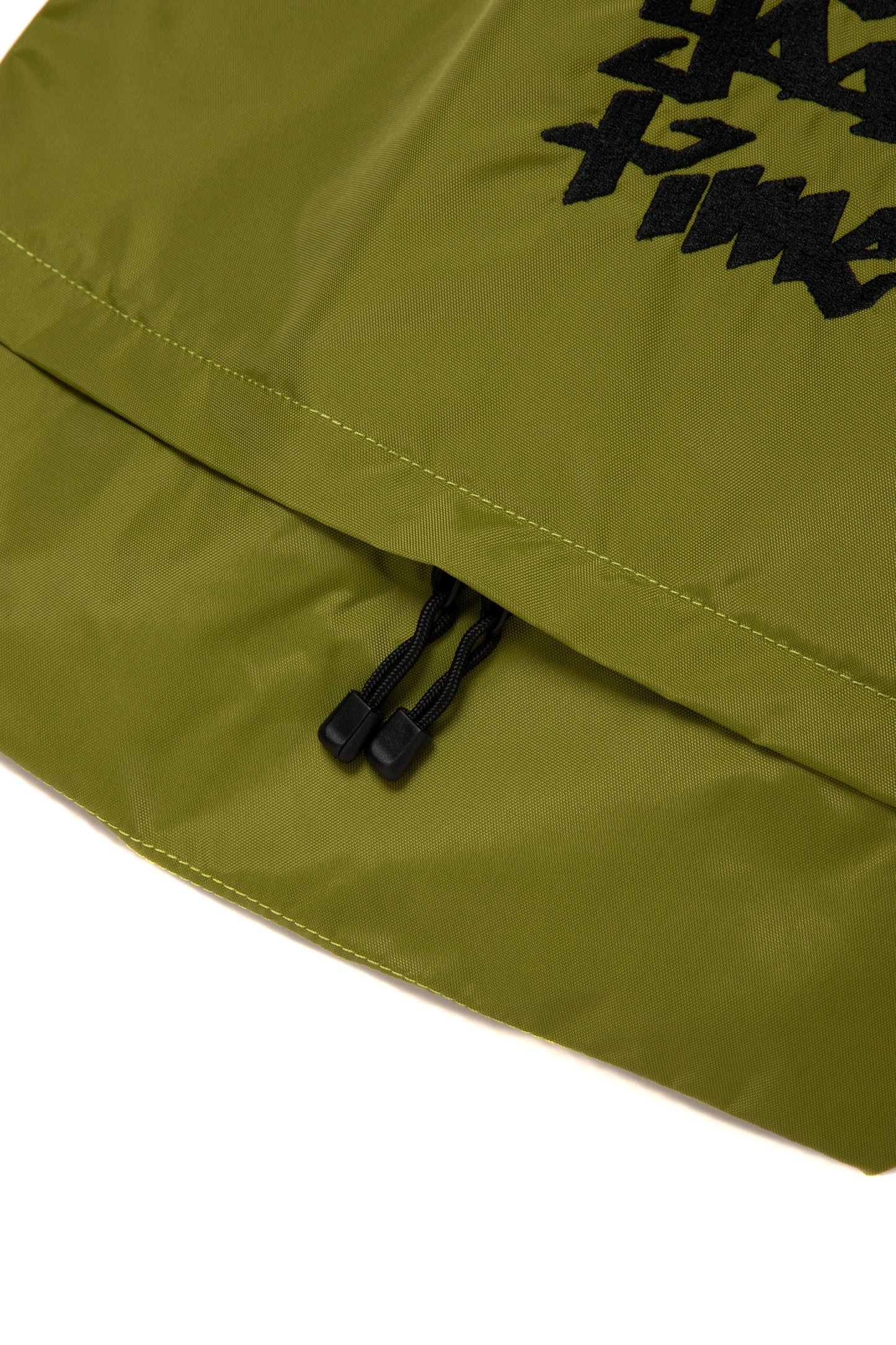 HANDSTYLE LOGO EMB DRAWSTRING BAG LIME