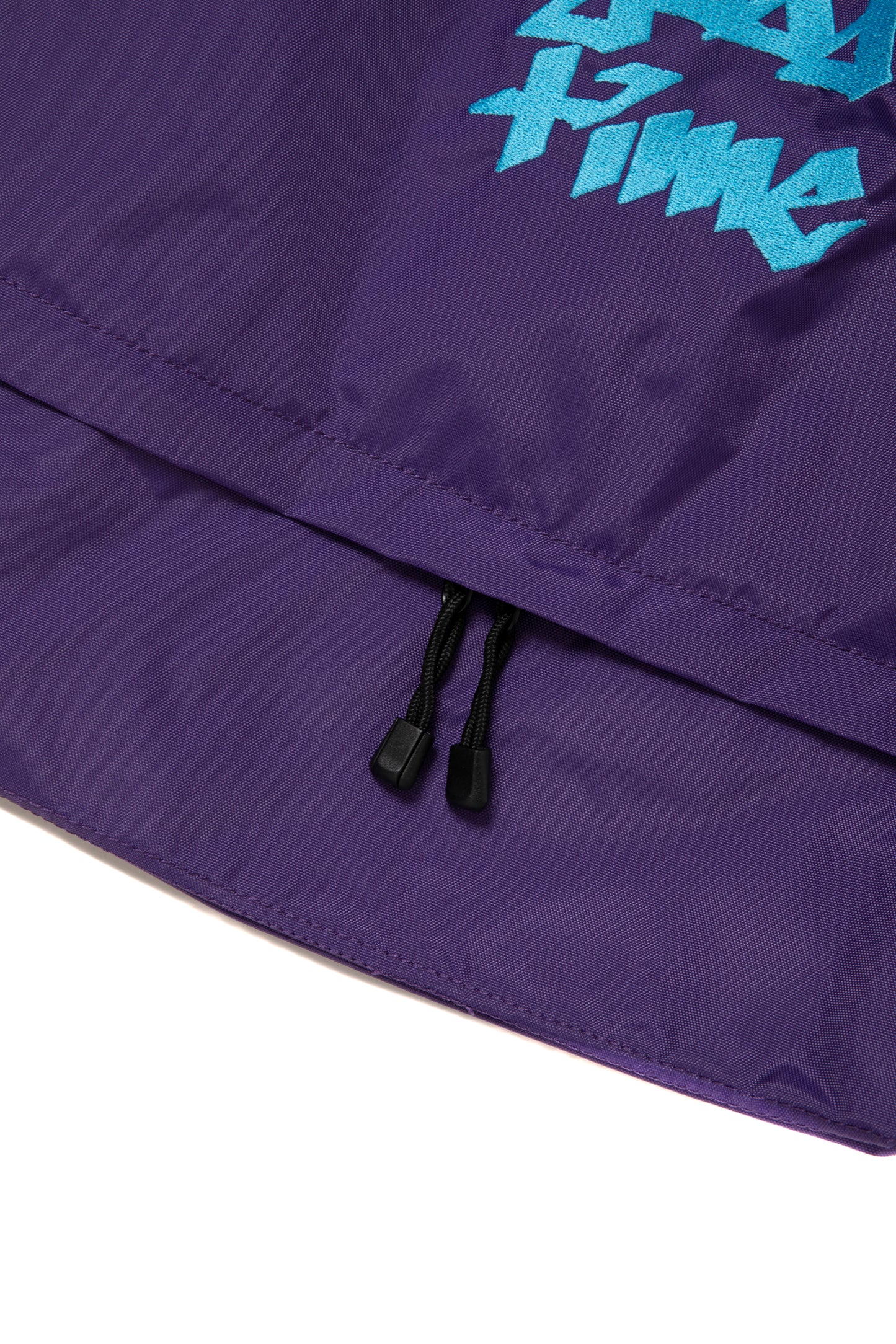 HANDSTYLE LOGO EMB DRAWSTRING BAG PURPLE