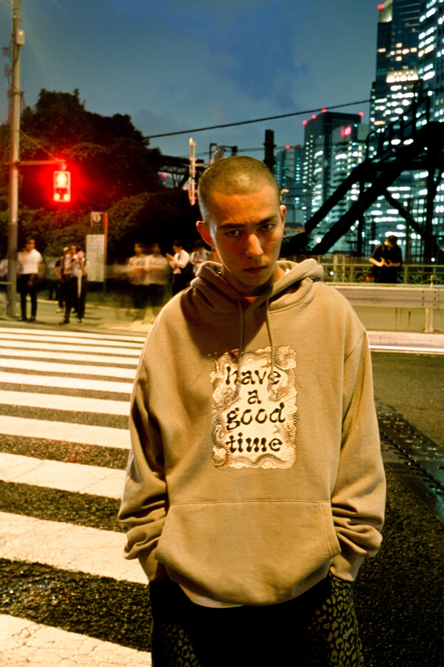 DRAGON FRAME PULLOVER HOODIE FL BLACK