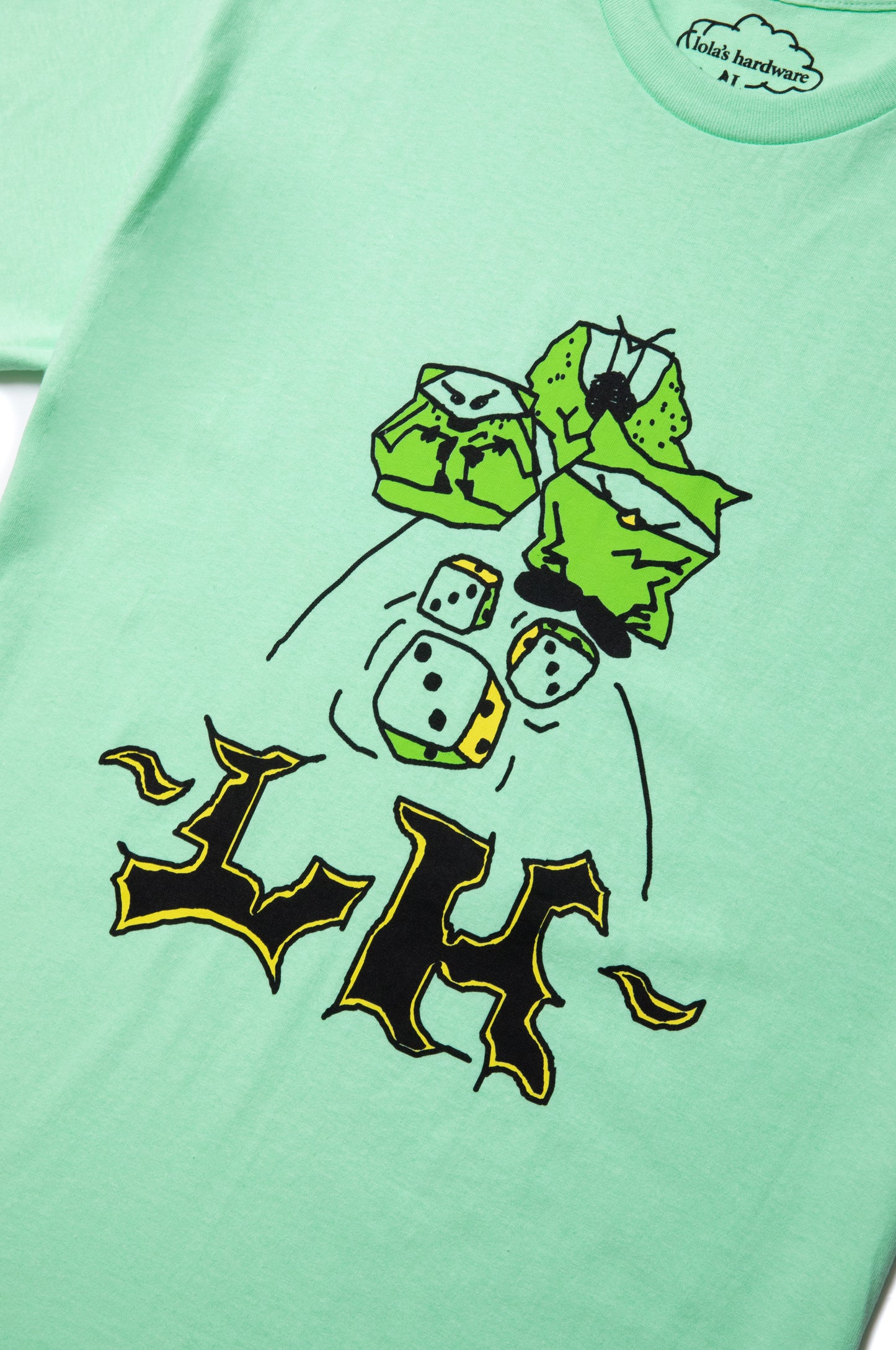 LOLAS Rolling Threes tee MINT
