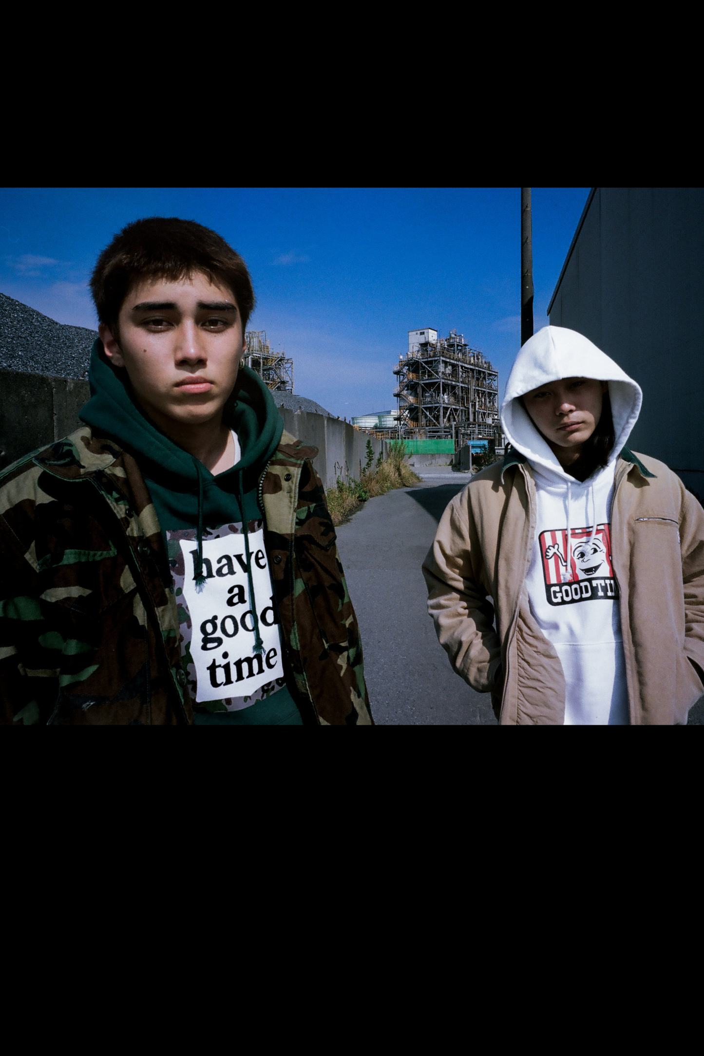 GOODY TIMES PULLOVER HOODIE FL ASH GRAY