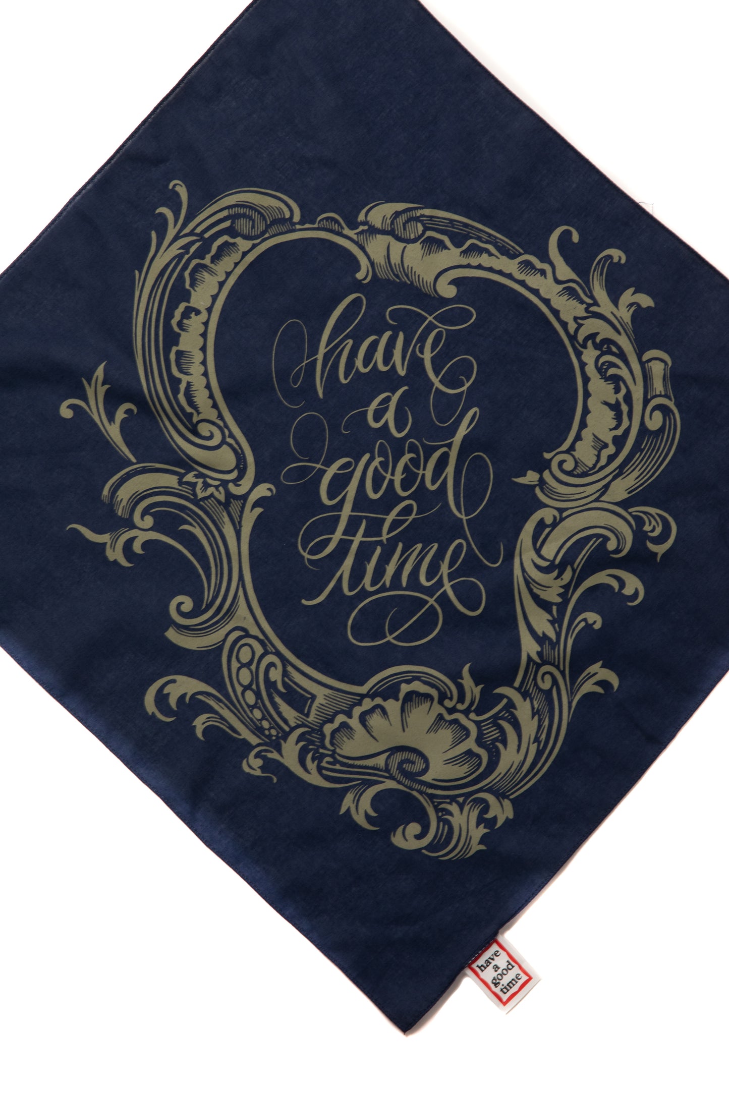 EMBLEM LOGO BANDANA NAVY