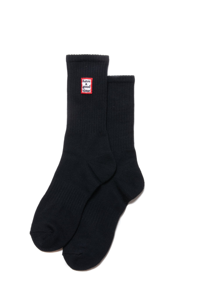 FRAME SOCKS BLACK – have a good time