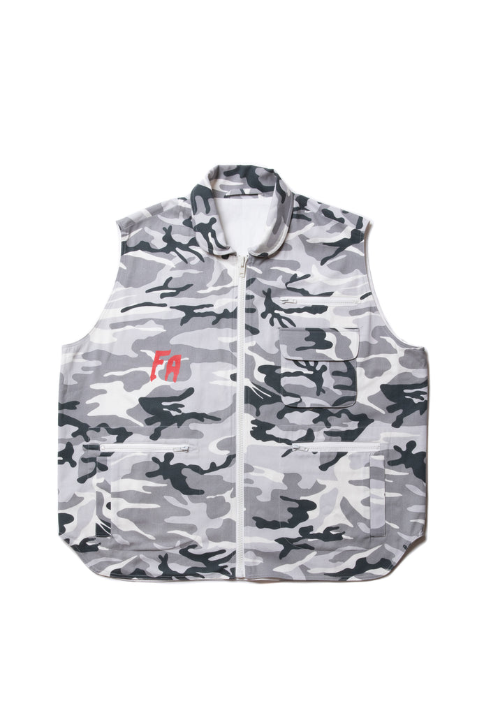 FUCKING AWESOME × HOMERUN MILITARY VEST SNOW CAMO