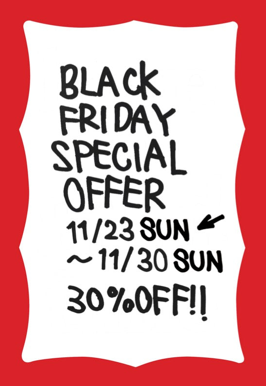 BLACK FRIDAY 30% OFF SPECIAL OFFER⛄️