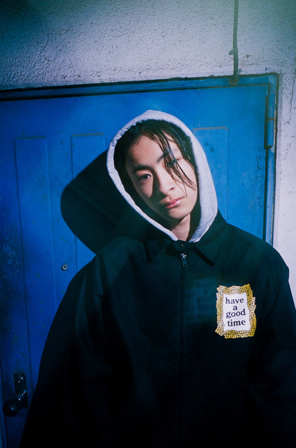 WANTO FRAME SWING TOP JACKET MIDNIGHT