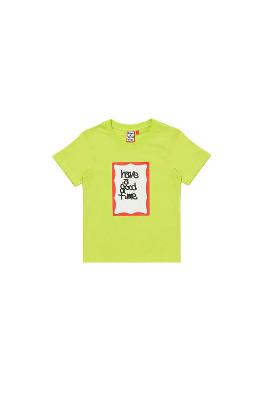 HANDSTYLE FRAME STICKER KIDS S/S TEE GREEN