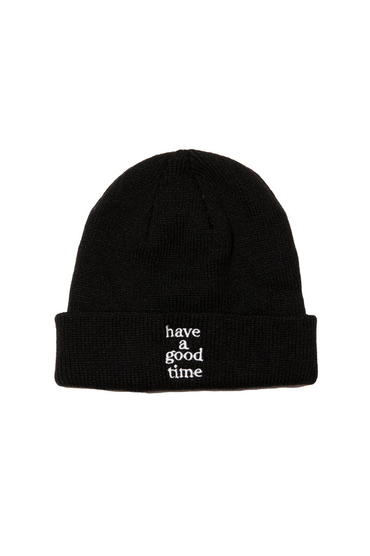 LOGO BEANIE BLACK