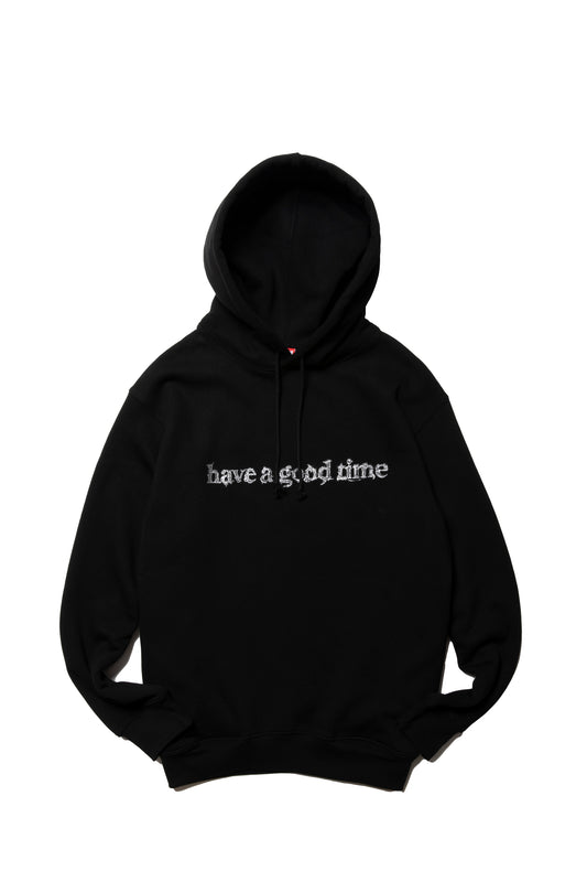 BIO MECH SIDE LOGO PULLOVER HOODIE FL BLACK
