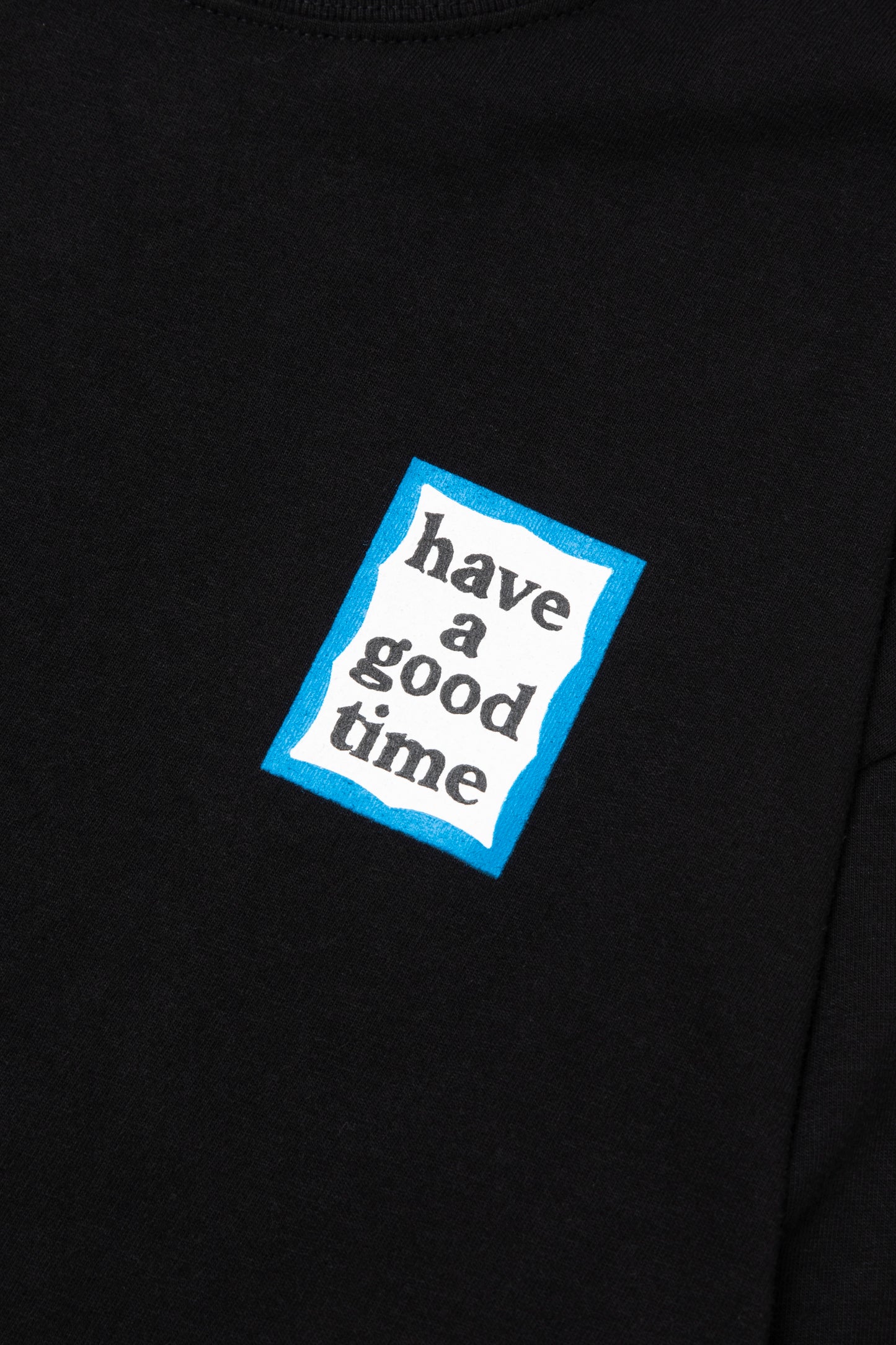 MINI BLUE FRAME L/S TEE BLACK