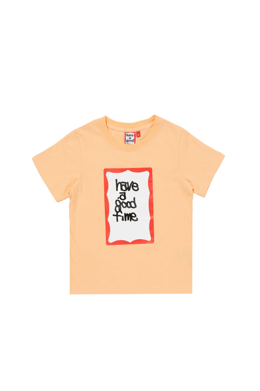 HANDSTYLE FRAME STICKER KIDS S/S TEE ORANGE
