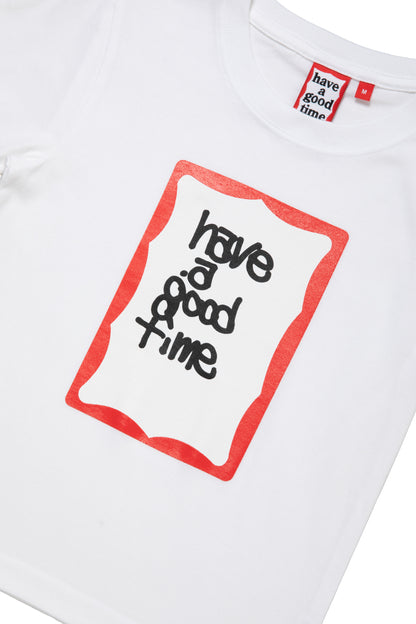 HANDSTYLE FRAME STICKER KIDS S/S TEE WHITE