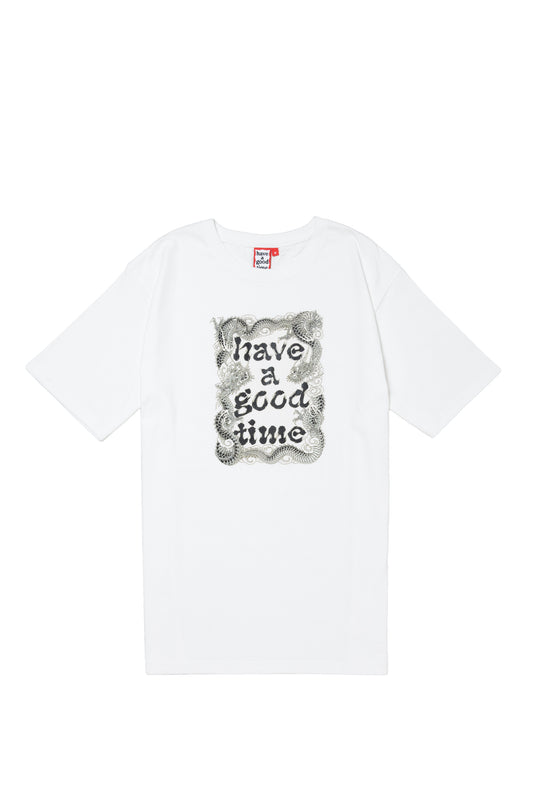 DRAGON FRAME S/S TEE WHITE