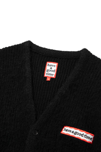 SIDE FRAME CARDIGAN BLACK
