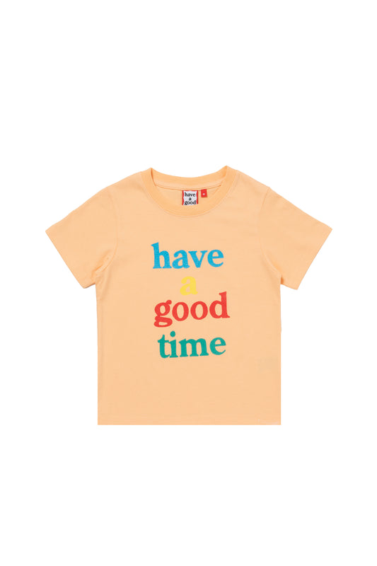 KIDS LOGO S/S TEE ORANGE