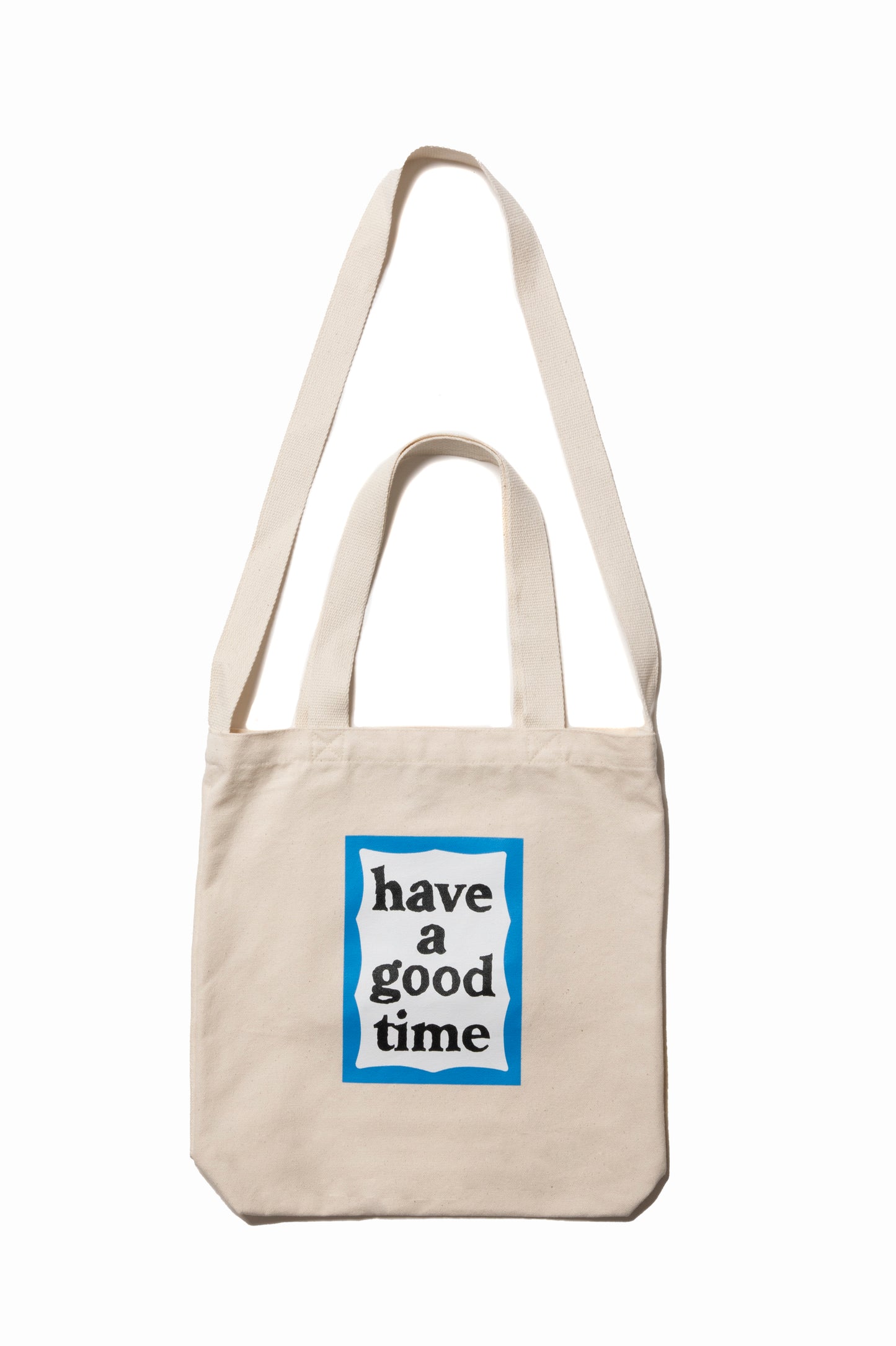 BLUE FRAME CANVAS 2WAY TOTE NATURAL O/S