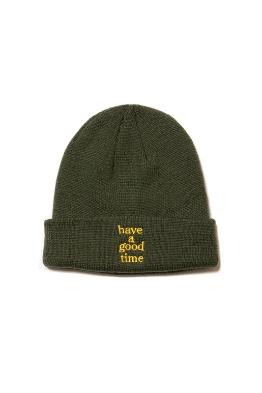 LOGO BEANIE OLIVE