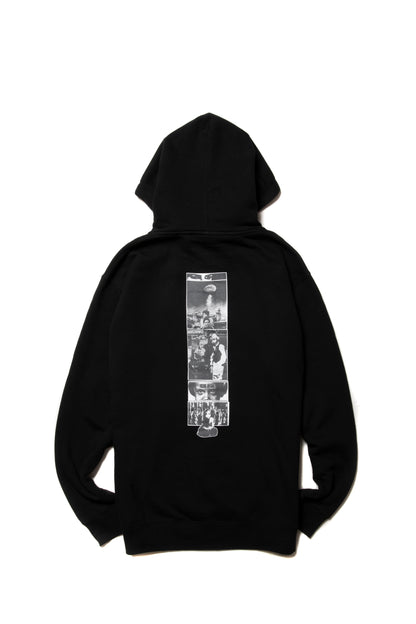 2025 DILL COLLAGE ZIP HOODIE BLACK