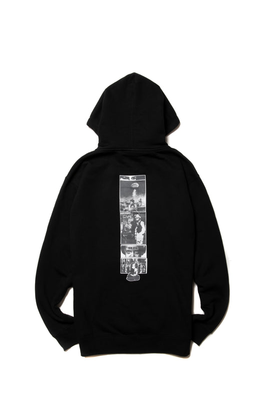 2025 DILL COLLAGE ZIP HOODIE BLACK