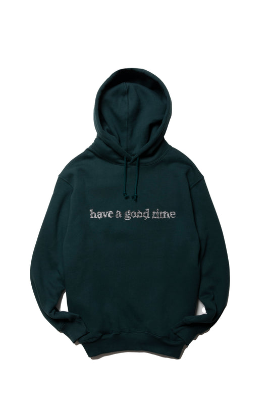 BIO MECH SIDE LOGO PULLOVER HOODIE FL MALACHITE GREEN