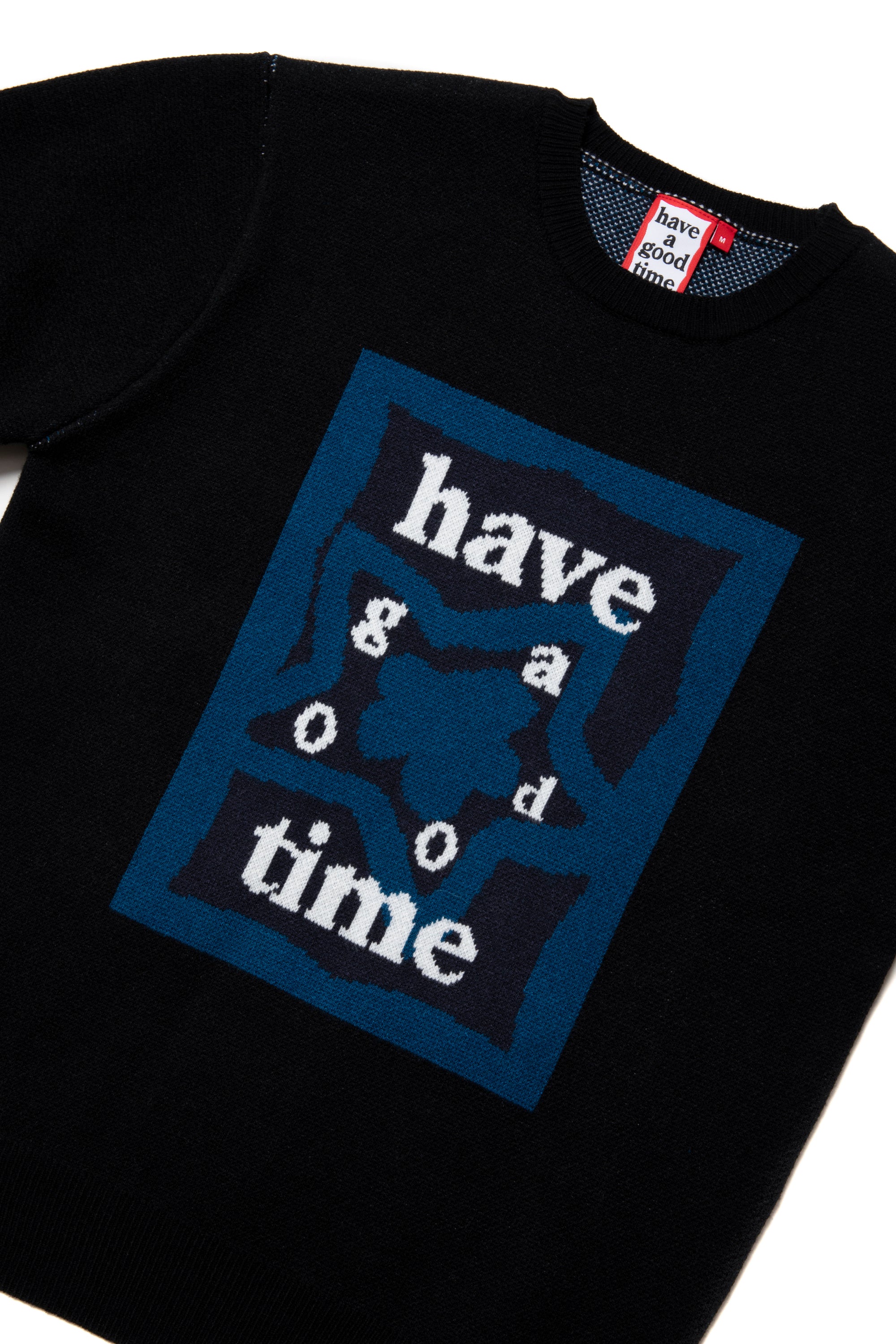 STAR TEAM x have a good time KNIT SWEATER BLACK